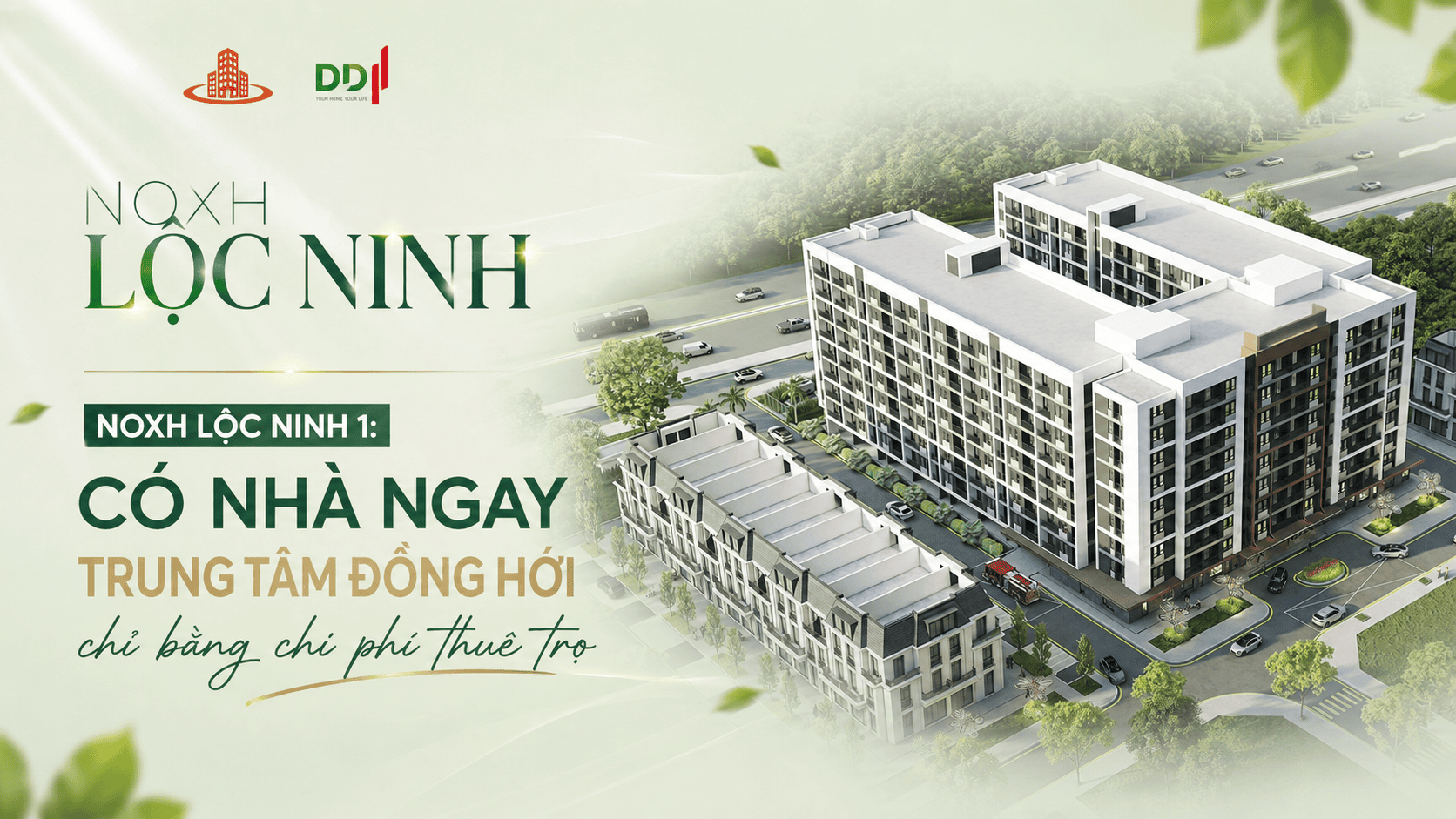 Vị trí liên kết vùng NOXH Lộc Ninh 1